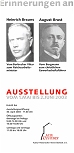 Download des Flyers "Erinnerungen an Heinrich Brauns und August Brust;"