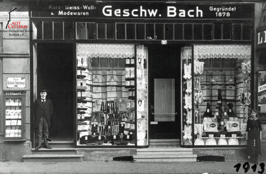 Ein Blick zurück – Innovativ: Die Geschwister Bach 1913